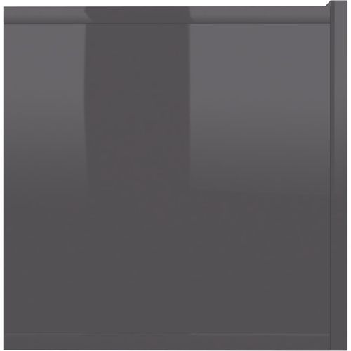 TV ormarić visoki sjaj sivi 80 x 30 x 30 cm od iverice slika 39