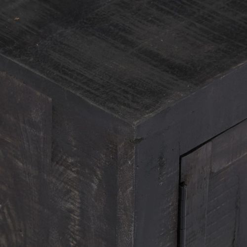 TV ormarić od masivnog drva manga crni 118 x 30 x 40 cm slika 56