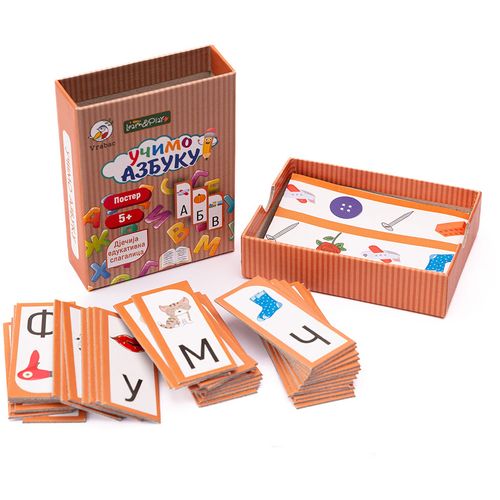 VRABAC LEARN&PLAY, mini edukativna slagalica Učimo azbuku slika 3