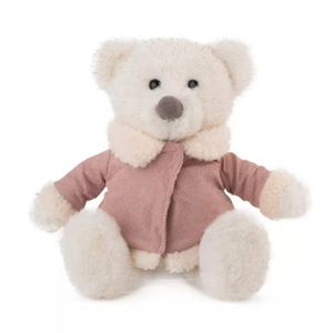 Amek plišana igračka Bear with Coat 22 cm - Pink