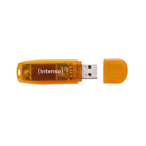 (Intenso) USB Flash drive 64GB Hi-Speed USB 2.0, Rainbow Line, ORANGE - USB2.0-64GB/Rainbow slika 2