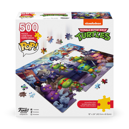 Funko Games Pop! Puzzles – TMNT - 500 Dijelova slika 2