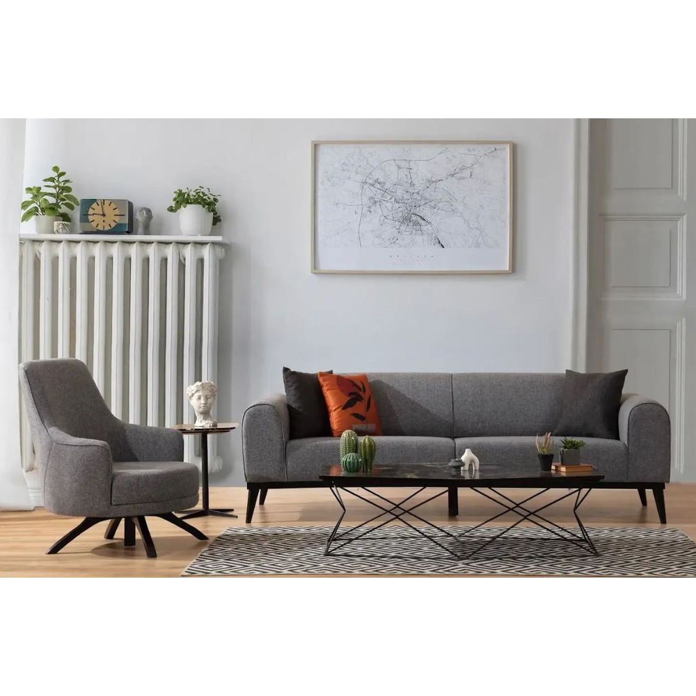 Kapri - Svijetlosiva Wing Chair slika 4
