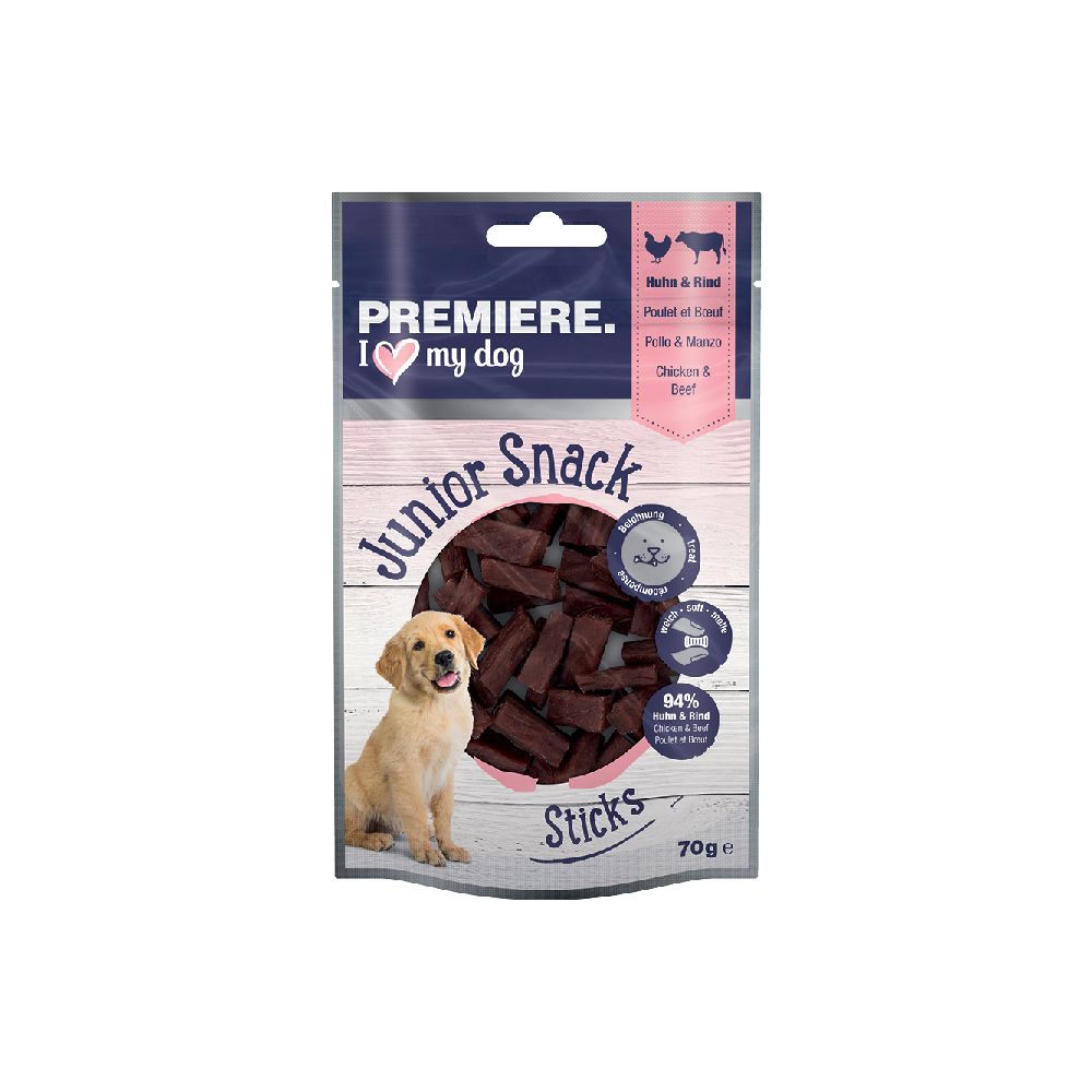 Premiere poslastica za pse Junior Sticks piletina i govedina 70 g slika 1