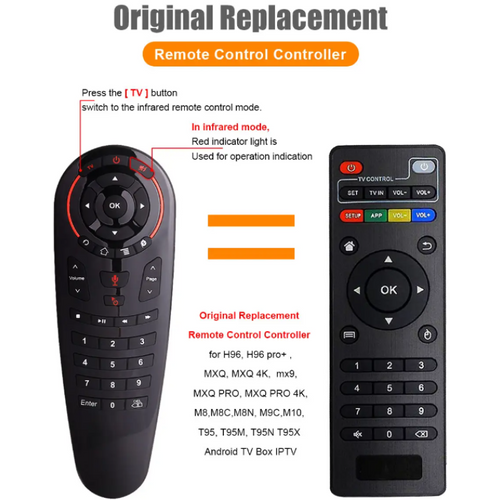 GMB-G30S AIR MOUSE Wireless Keyboard - Voice Universal Remote Control Gyro for Android tv box PC slika 4