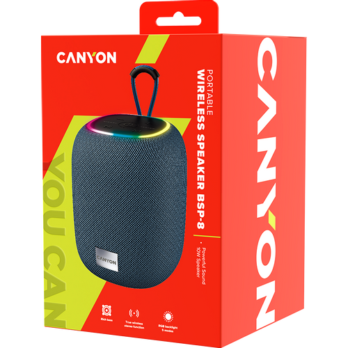 CANYON BSP-8, Bluetooth Speaker, BT V5.2, BLUETRUM AB5362B slika 4