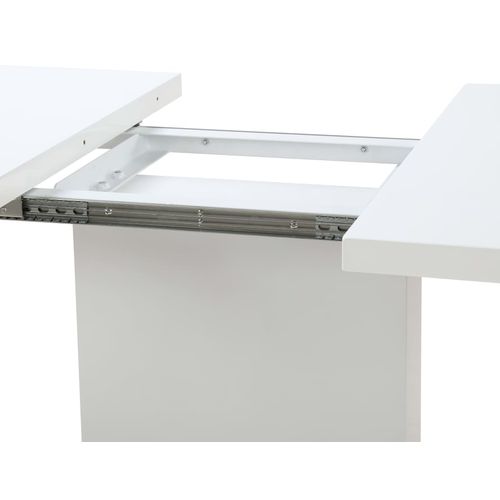 Produživi stol visokog sjaja bijeli 180 x 90 x 76 cm MDF slika 7