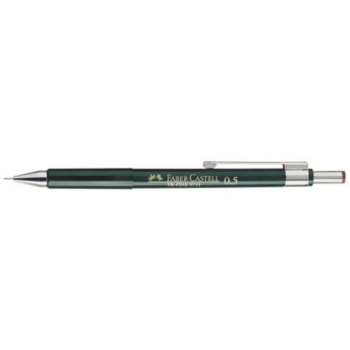 Tehnička olovka Faber Castell, TK-Fine 9715 136500, 0,5 mm, zelena slika 1