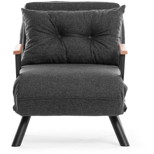 Atelier Del Sofa Sando Single - Dark Grey Dark Grey 1-Seat Sofa-Bed slika 5