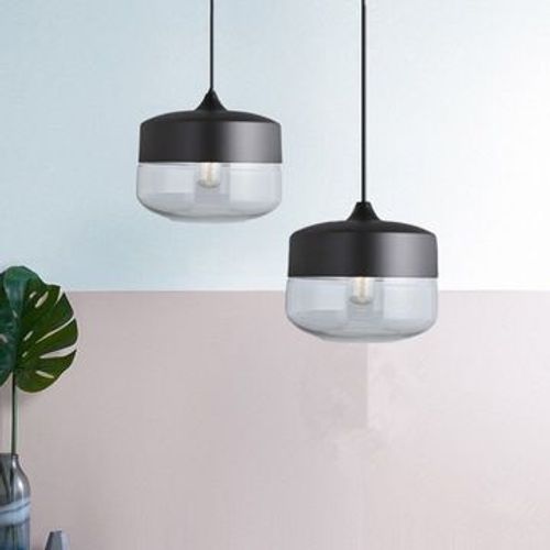 TOOLIGHT Staklena stropna svjetiljka Zenit D Black slika 8