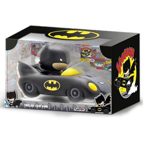 DC Comics Justice League Batman Batmobile Chibi money box figure 16cm slika 1