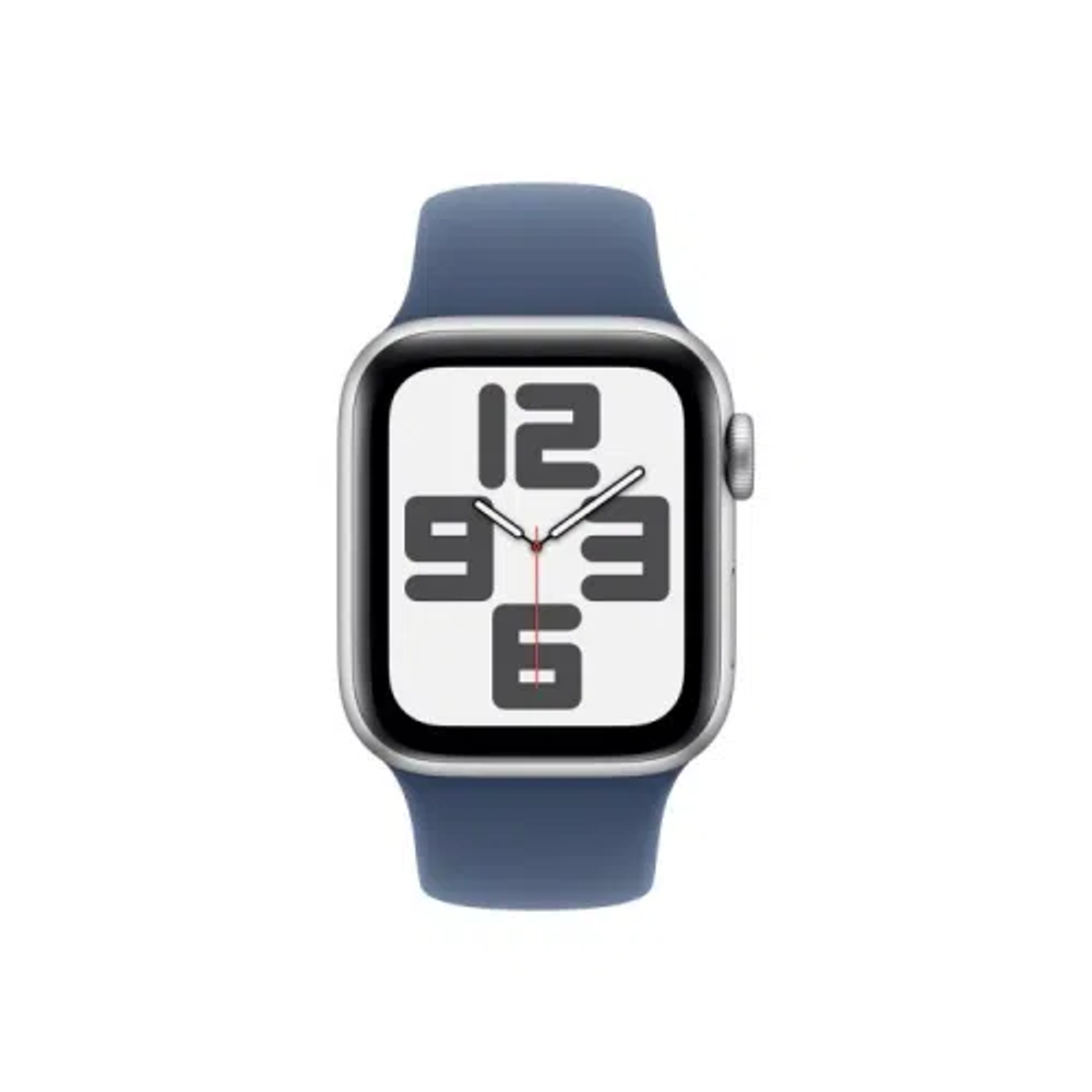 Apple Watch SE2 v3 GPS 40mm Srebrna Aluminijska Kućište sa Denim Sport Trakom - S/M slika 2