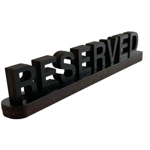Znak za sto za restorane i kafice (RESERVED) slika 3
