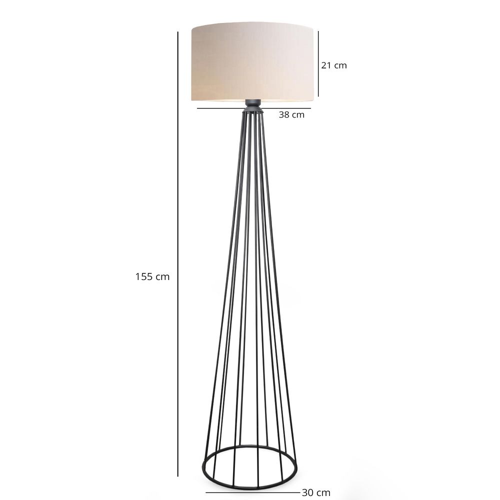 Podna Lampa AYD-3045 - Boja: krem slika 3