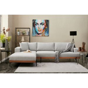 Atelier Del Sofa Kutna garnitura, Sivo, Liva Left - Grey