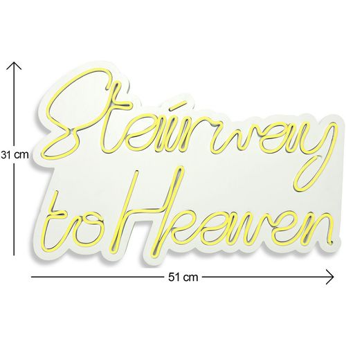 Wallity Ukrasna plastična LED rasvjeta, Stairway to Heaven - Yellow slika 5