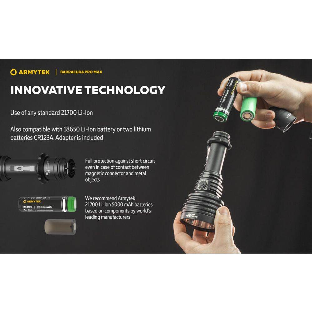 Armytek Baterijska lampa Barracuda Pro Max slika 17