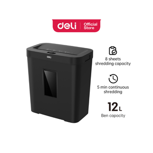 UNIŠTIVAČ PAPIRA DELI 8 lista, 12 litara, 5 minuta ET021