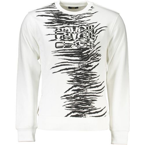 CAVALLI CLASS SWEATSHIRT WITHOUT ZIP MAN WHITE slika 1