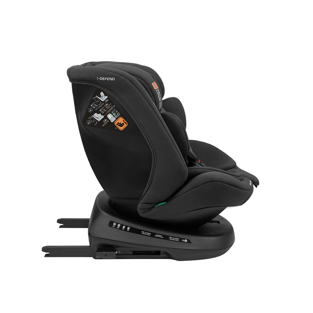 Kikka Boo Rotirajuća autosjedalica i-Defend 40-150cm i-Size Isofix, Black slika 8