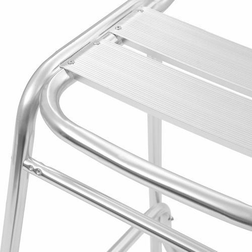 Složivi barski stolci 2 kom aluminijski slika 32