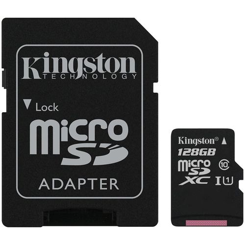 Kingston 128GB microSDXC Canvas Select Plus s Adapterom slika 1