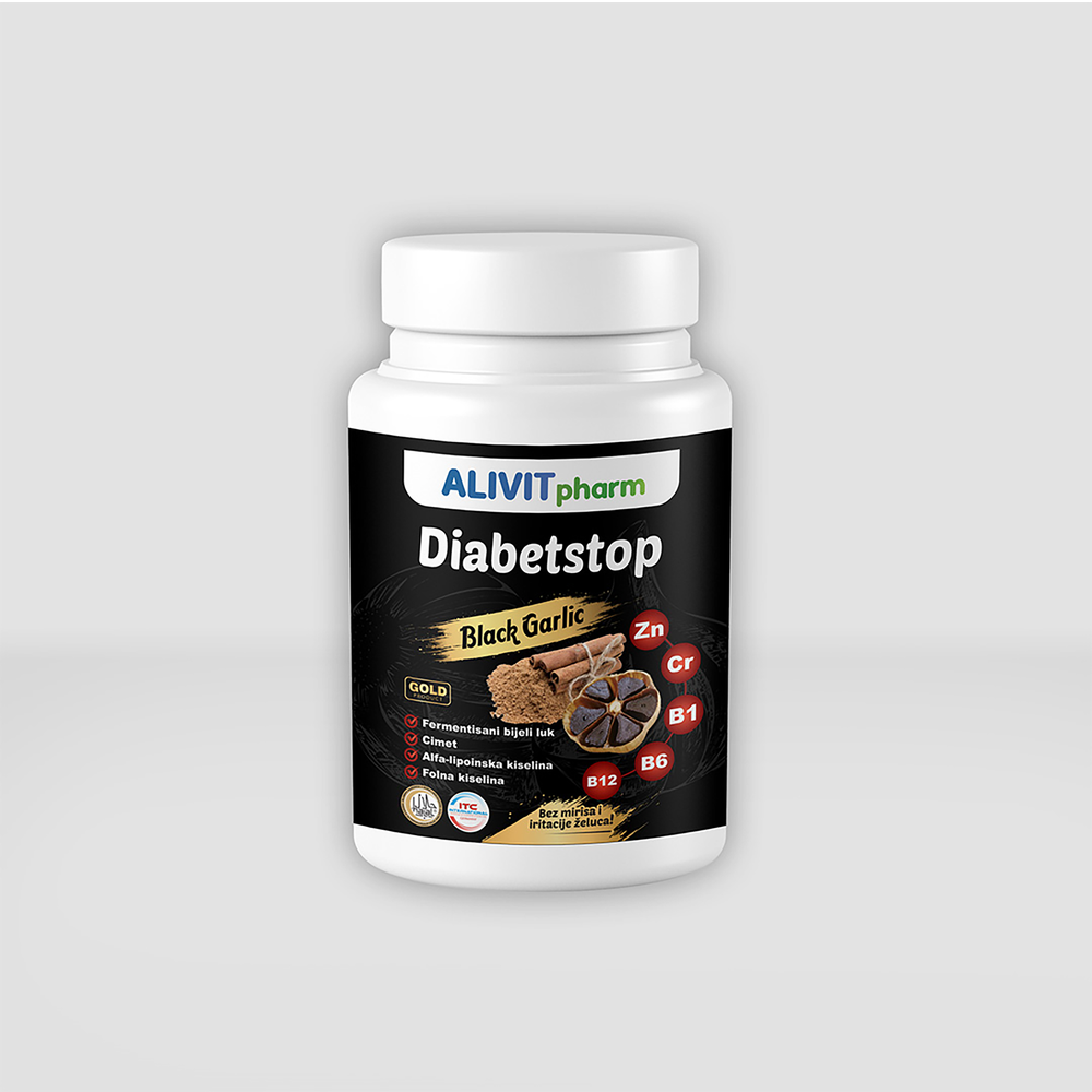 ALIVIT PHARM CRNI BILJAK DIABETSTOP KAPSULE A90 slika 1