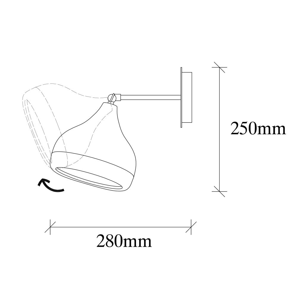Yıldo - 6902 Bijela Zidna Lampa od Bijelog Zlata slika 3