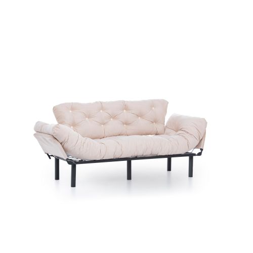 Atelier Del Sofa Trosjed na razvlačenje, Krem, Nitta Triple - Cream slika 10