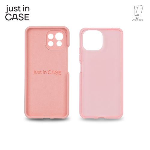 2u1 Extra case MIX paket PINK za Mi11 Lite 5G slika 3