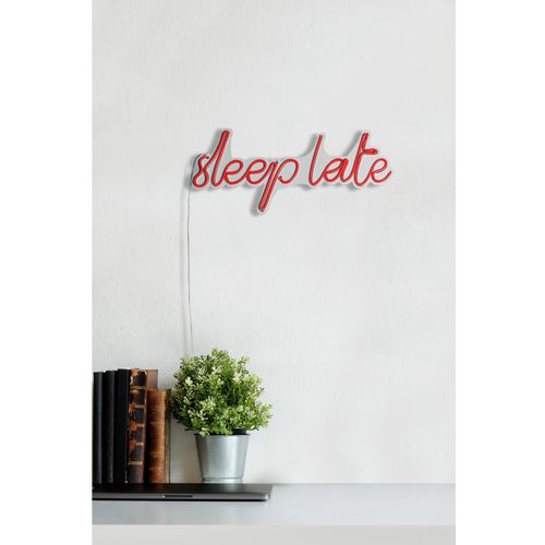 Wallity Ukrasna plastična LED rasvjeta, Sleep Late - Red slika 12