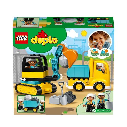 Playset Lego Construction 10931 Truck and Backhoe slika 4