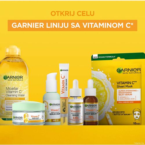 Garnier Skin Naturals Vitamin C noćni serum za lice za blistavu kožu 30ml slika 12