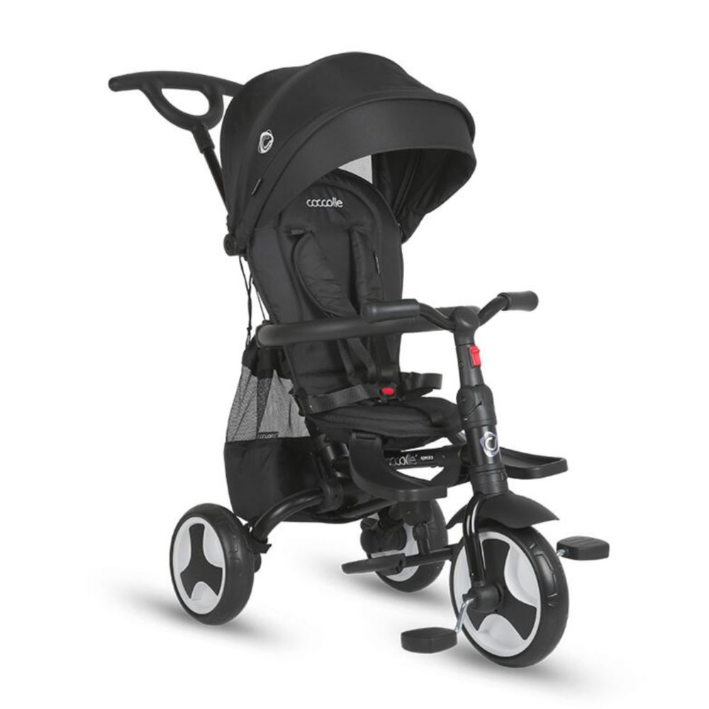 Coccolle Sklopivi rotirajući tricikl Spectra Plus Premium Line, Jet Black slika 9