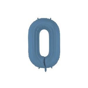 FB1T-0-074 Folijski balon Mat 0 86 cm, Plavi