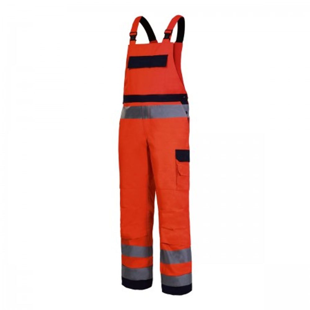 HLAČE VIDLJIVE S NARAMENICAMA PREMIUM NARANČA "L"  L4110603 slika 1