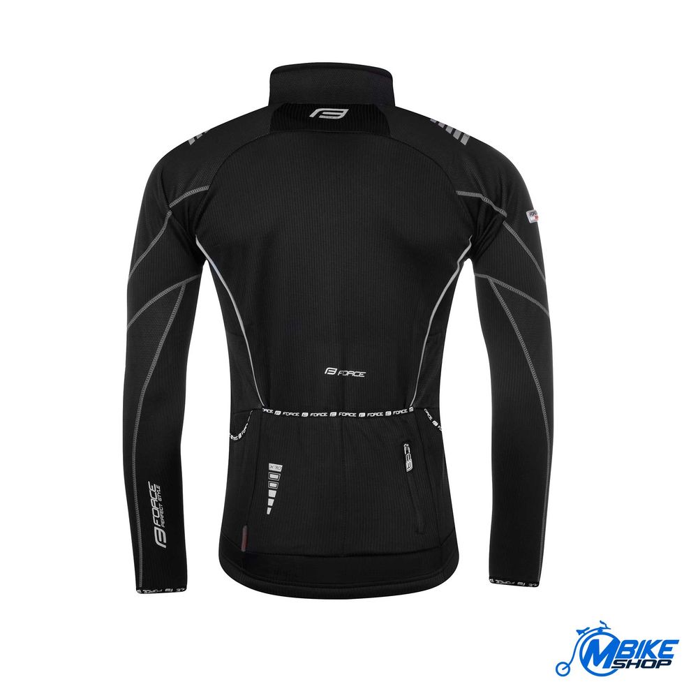 Force Jakna za biciklizam X70 Windster Black slika 2