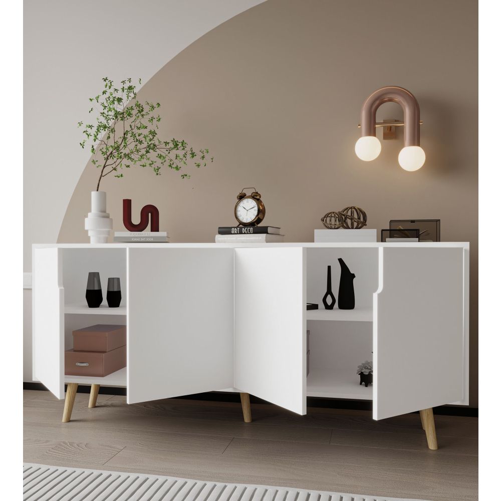 Komoda (konzola) "Latina Modern 180" - boja: Bijela slika 3