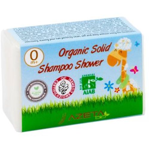 Azeta Bio organski šampon/sapun u čvrstom stanju (do 80 pranja) 0M+ , biorazgradivo pakovanje (50gr) slika 1
