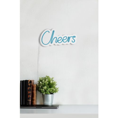 Wallity Ukrasna plastična LED rasvjeta, Cheers - Blue slika 4