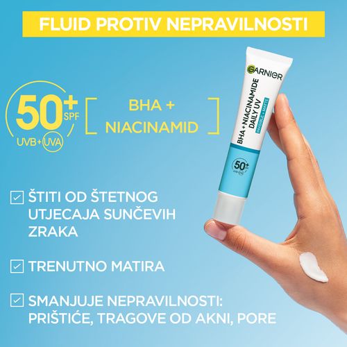 Garnier Pure Active matirajući fluid za zaštitu od sunca SPF50+ 40ml slika 7