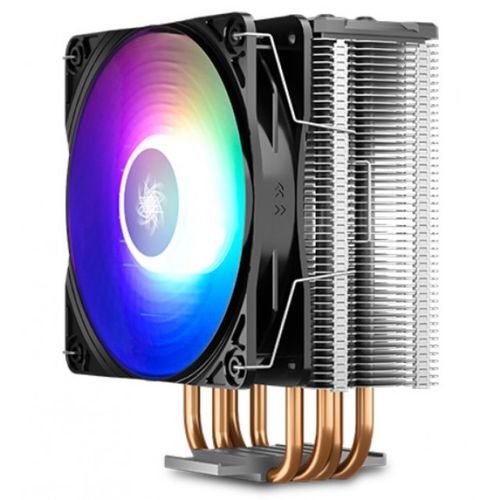 DeepCool GAMMAXX GT A-RGB UNI kuler 130W 120mm.Fan 500~1650rpm 64CFM 28dBa Intel/AMD 676g 4xpipes slika 2