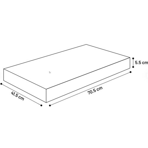 JASTUK DREAMBAY PRAVOKUTNI SMEĐI 70,5x41,5x5,5cm slika 2