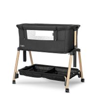 LORELLI Layla dječji krevetić 2u1, Black/Wooden