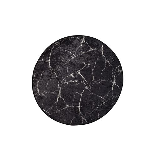 Colourful Cotton Kupaonski tepih MARBLE crni, Marble (140) slika 2