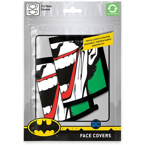 PYRAMID JOKER (FACE) FACE MASK 2 PACK slika 2