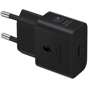 Samsung 25W Fast Charging USB-C Power Adapter Black (cable included)