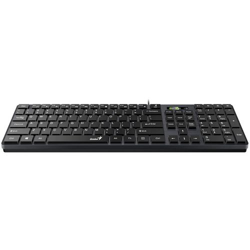 GENIUS SlimStar C126 USB US crna tastatura+ USB crni miš slika 5