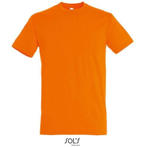 REGENT unisex majica sa kratkim rukavima - Narandžasta, S  slika 5