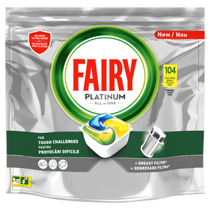 Fairy All in One Platinum kapsule za mašinsko pranje posuđa 104kom